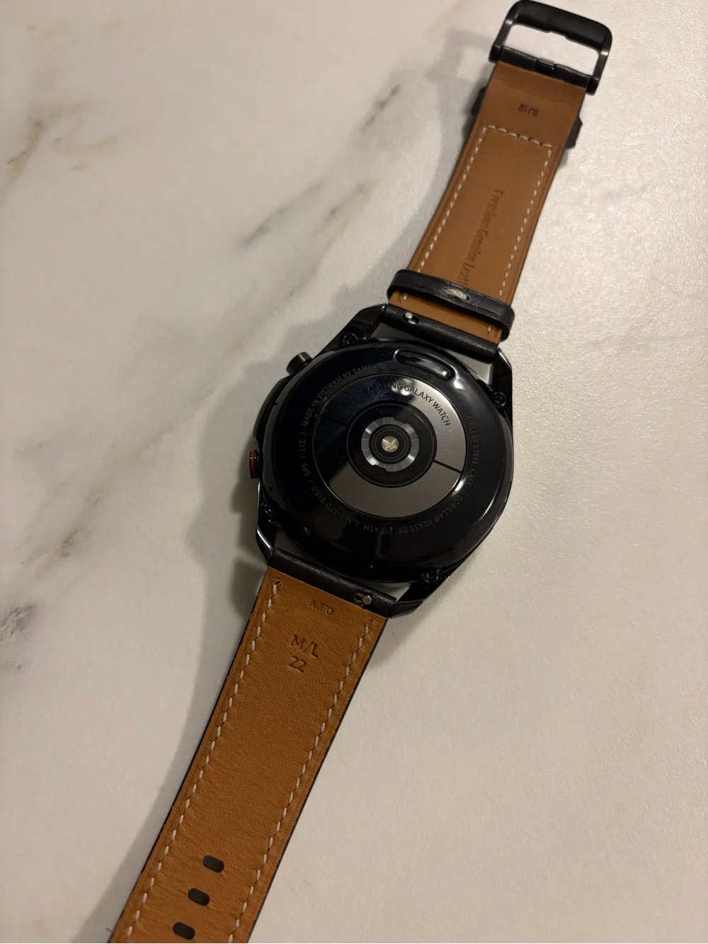 Samsung Galaxy Watch 3 Active S7 Classic Black Leather Smartwatch